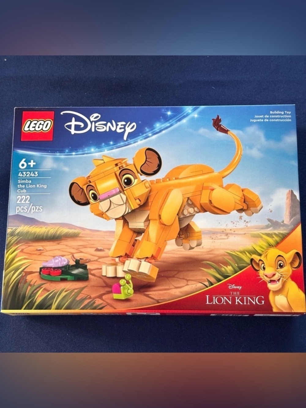 LEGO 43243 Disney Simba Lion King Cub Building Set 222 Pieces New in Box